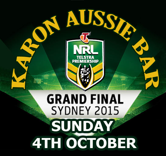 NRL Grand Final Live at Karon Aussie Bar NRL Grand Final Live at Karon Aussie Bar